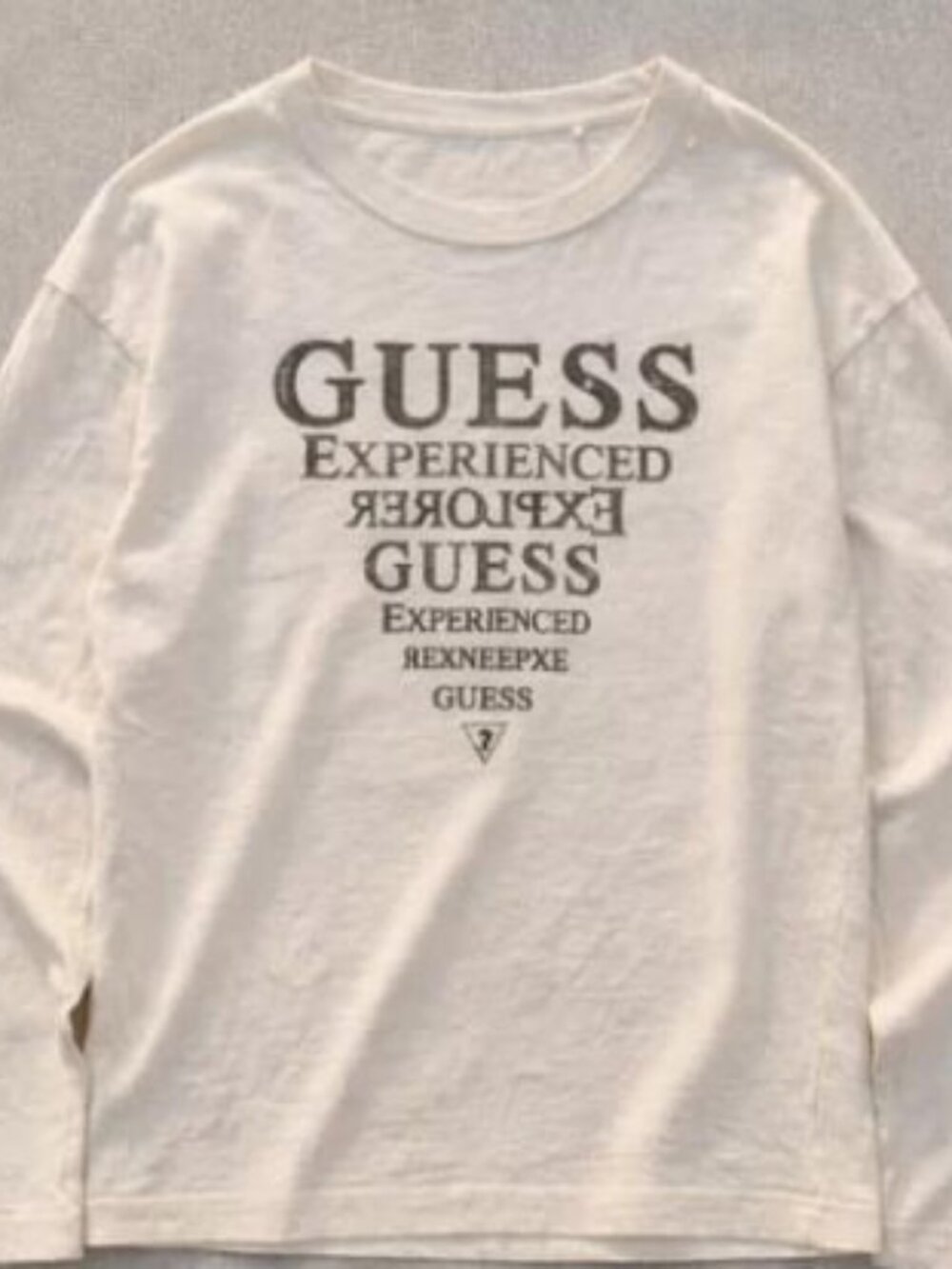 GUESS Experienced Logo Long Sleeve T-Shirt